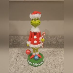 Hallmark Exclusive The Grinch 13” Wooden Nutcracker Merry Grinchmas Christmas